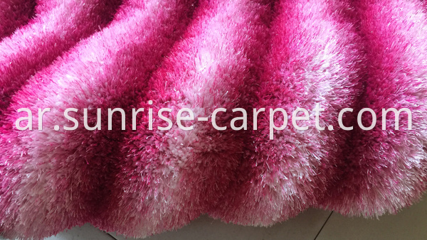 Polyester Elastic Yarn 3d Carpet Rug